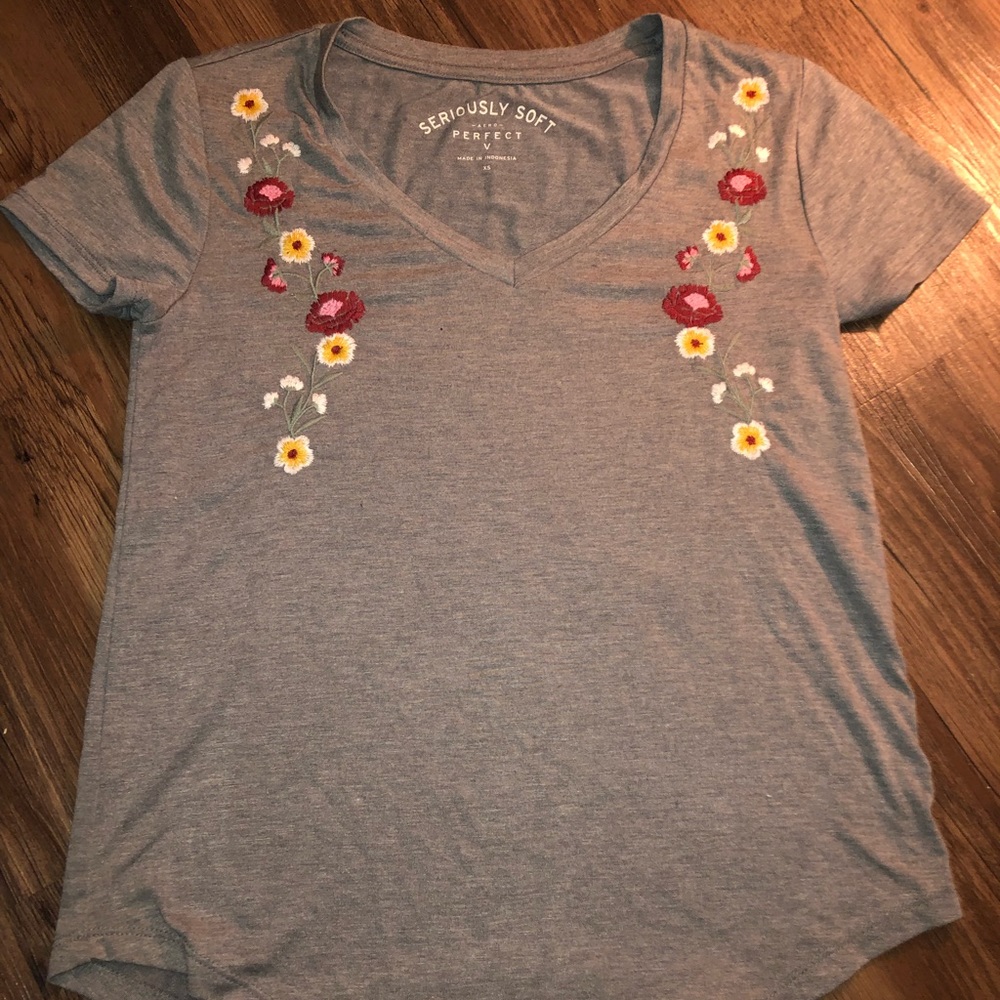 Soft floral T-shirt